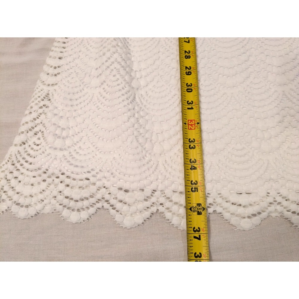 NEW Lilly Pulitzer Somerset Dress Sz: M Nylon Scalloped Lace Lined Cold Shoulder - Picture 14 of 16